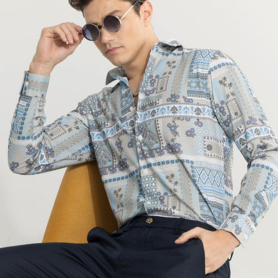 Afroart Light Grey Shirt