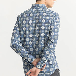 Element Motif Blue Shirt