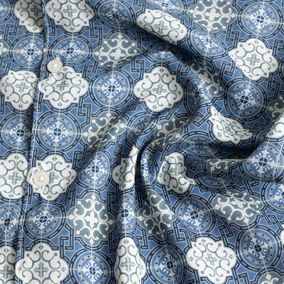 Element Motif Blue Shirt