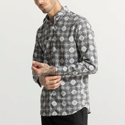 Element Motif Grey Shirt