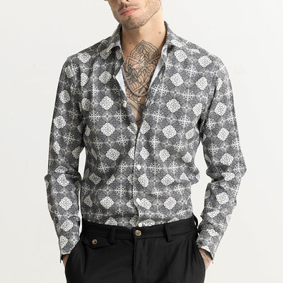 Element Motif Grey Shirt