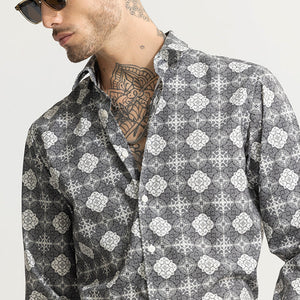 Element Motif Grey Shirt