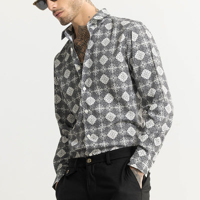 Element Motif Grey Shirt