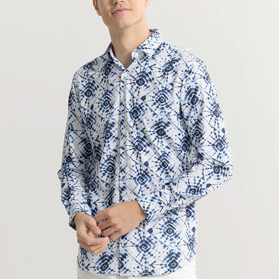 Spectral Hoop Blue Shirt