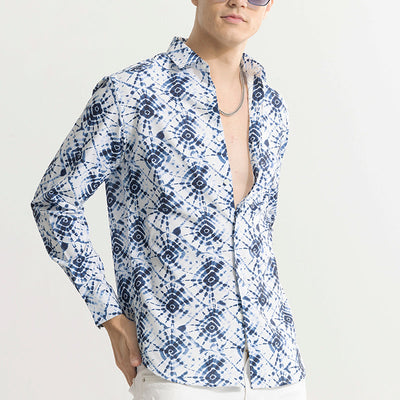 Spectral Hoop Blue Shirt
