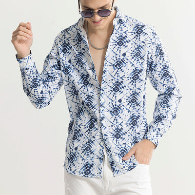 Spectral Hoop Blue Shirt