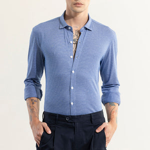 Mystique Brick Blue Shirt
