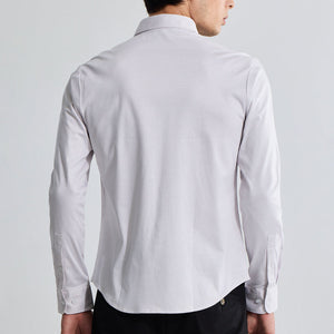 EasyFlex Self Design Grey Shirt