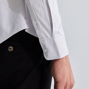 EasyFlex Self Design Grey Shirt