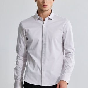 EasyFlex Self Design Grey Shirt