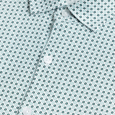 EasyFlex Self Design Green Shirt