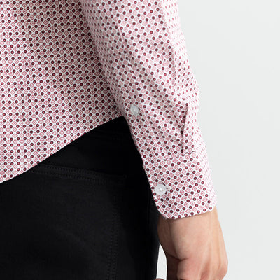 EasyFlex Self Design Pink Shirt