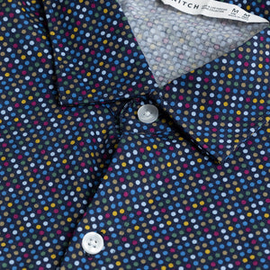 EasyFlex Self Design Dark Blue Shirt