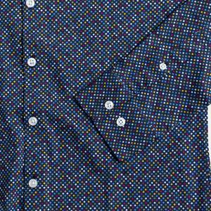 EasyFlex Self Design Dark Blue Shirt
