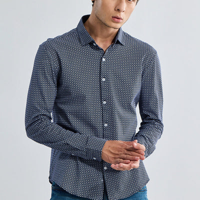 EasyFlex Motif Design Blue Shirt
