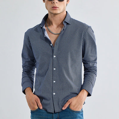 EasyFlex Motif Design Blue Shirt
