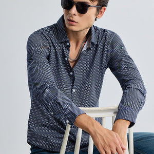 EasyFlex Motif Design Blue Shirt