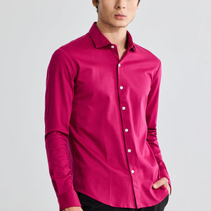 EasyFlex Self Design Red Shirt