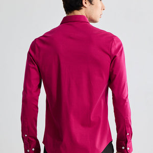 EasyFlex Self Design Red Shirt