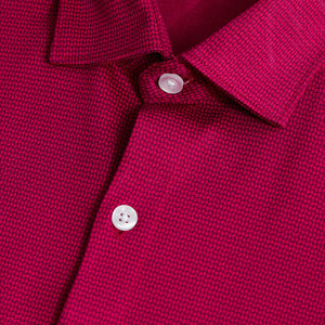 EasyFlex Self Design Red Shirt