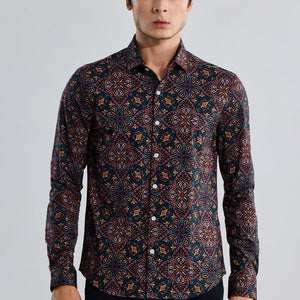 EasyFlex Petal Motif Multicolour Shirt
