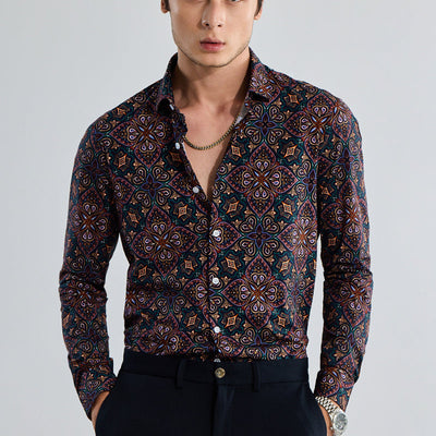 EasyFlex Petal Motif Multicolour Shirt