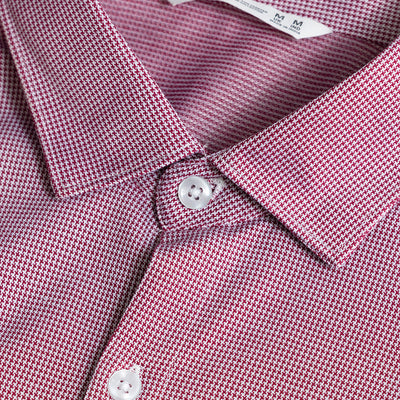 EasyFlex Self Design Coral Pink Shirt