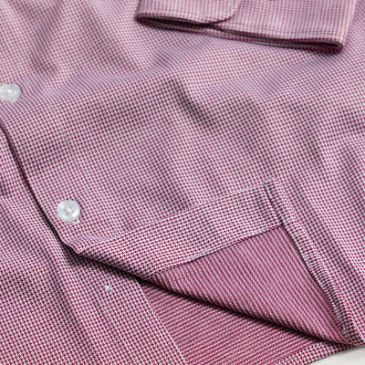 EasyFlex Self Design Coral Pink Shirt