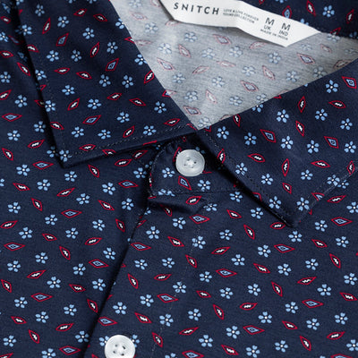 EasyFlex Flora Motif Shirt