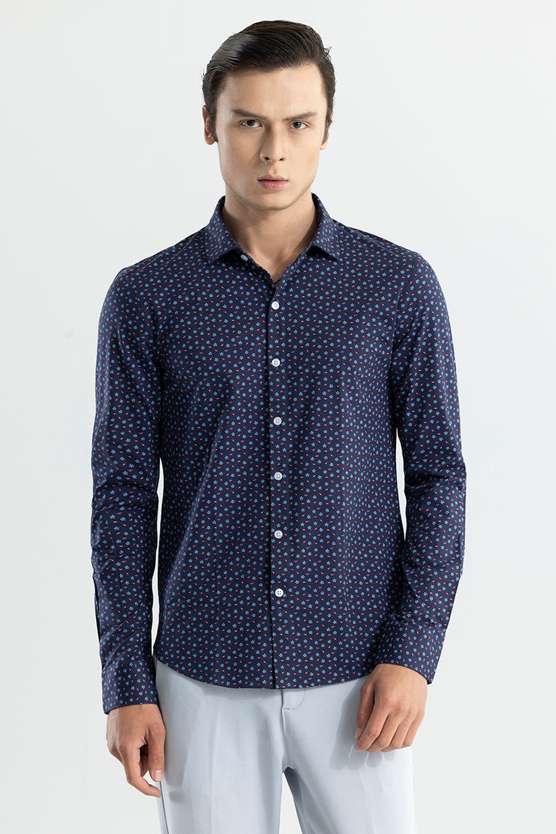 EasyFlex Flora Motif Shirt