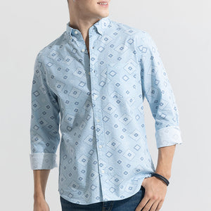 Cloister Blue Seersucker Shirt