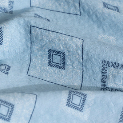 Cloister Blue Seersucker Shirt