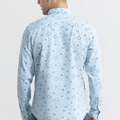Cloister Blue Seersucker Shirt