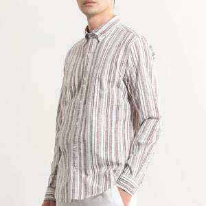 Blister Brown Seersucker Shirt