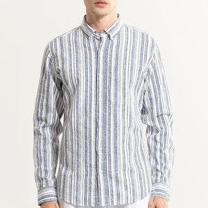 Blister Blue Seersucker Shirt