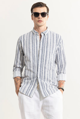 Blister Blue Seersucker Shirt