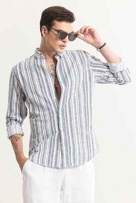 Blister Blue Seersucker Shirt