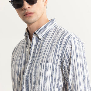 Blister Blue Seersucker Shirt