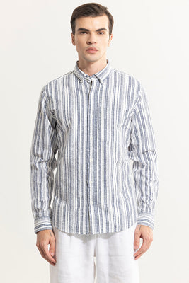 Blister Blue Seersucker Shirt
