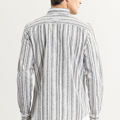 Blister Black Seersucker Shirt