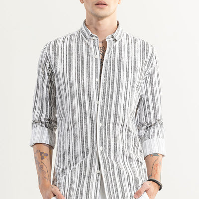 Blister Black Seersucker Shirt