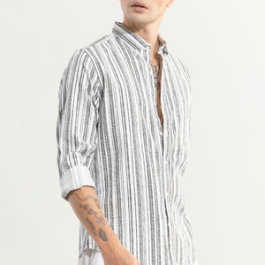 Blister Black Seersucker Shirt