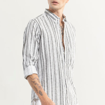 Blister Black Seersucker Shirt