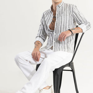 Blister Black Seersucker Shirt