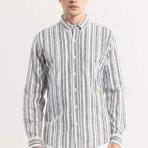 Blister Black Seersucker Shirt