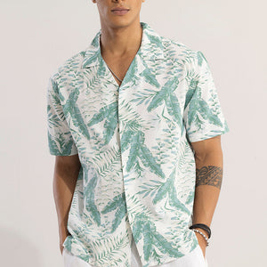 Locust Green Seersucker Shirt