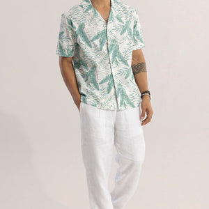 Locust Green Seersucker Shirt