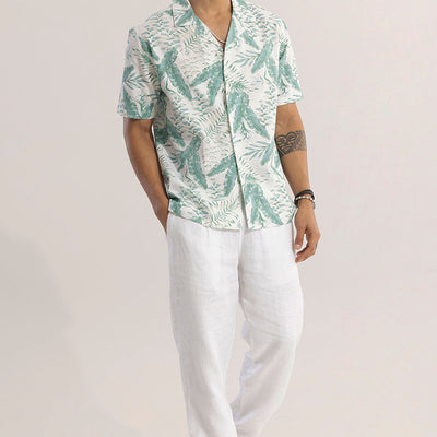 Locust Green Seersucker Shirt