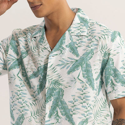 Locust Green Seersucker Shirt