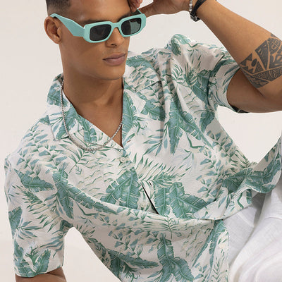 Locust Green Seersucker Shirt